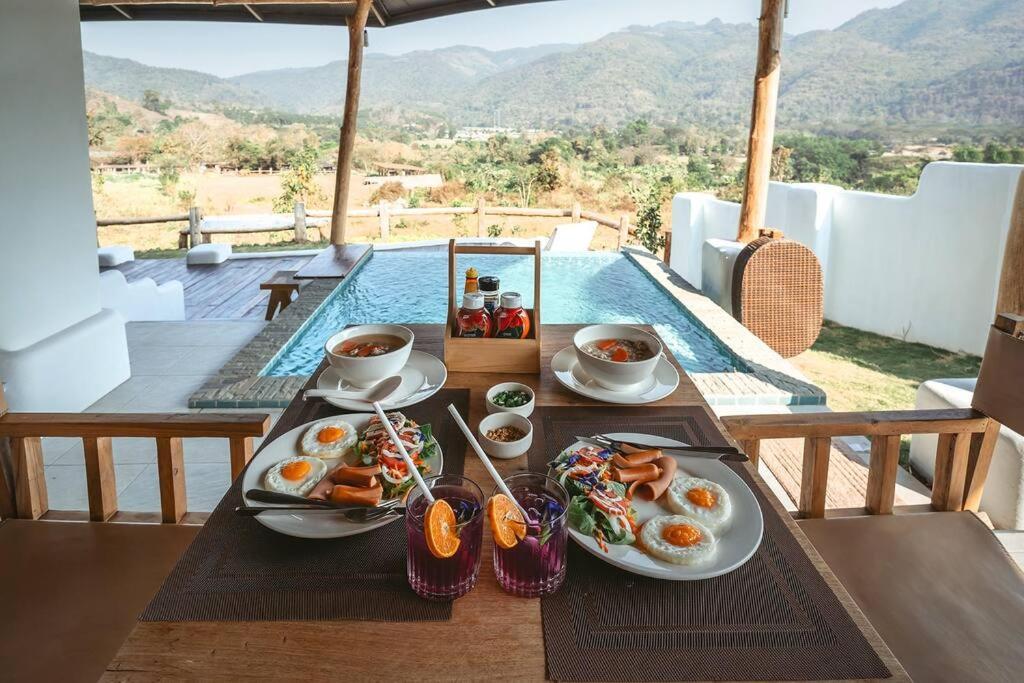 Elephantpoolvilla Maetang Chiangmai Ban Muang Kut Buitenkant foto